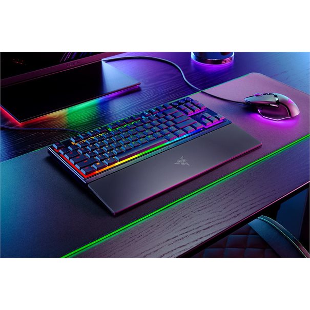 Razer Keyboard Ornata V3 TKL Gaming RGB (DE) black Low-profile RGB Tenkeyless Mecha-membrane RGB